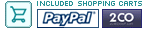Paypal and 2CO shopping cart web templates