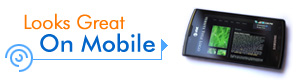 Mobile compatible HTML websites