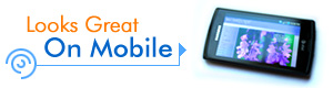 Mobile compatible HTML websites