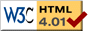 Allwebco Minisite Basic is W3C 4.01 Compliant
