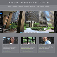 Gallery Business Gray HTML5 Website Template