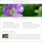 Raincolors: One page website template