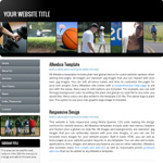 Sporty: Template with southwestern images from Colorado and New Mexico