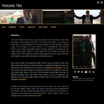 Icon: Actor, dancer, agent website template
