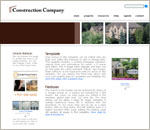 Click to view Construction web template
