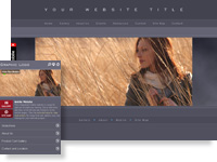 View gallery website template.