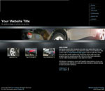 Hybrid Black: Auto web template