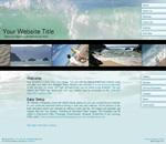 OceanScape: Business ocean theme website template