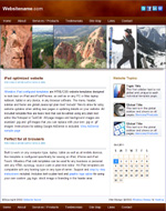 iColorado: Tablet web template