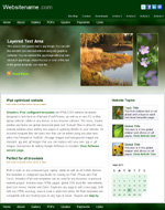 iEarth: iPad and tablet business web template