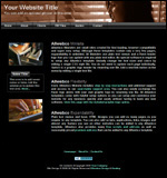 View mini site web template