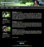Free Minisite Black web template