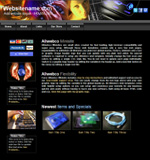Minisite Merchant web template