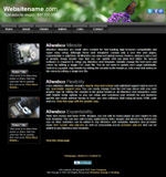 Minisite photo gallery web template