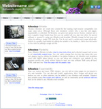 Minisite photo gallery web template