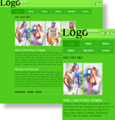 Lime-mobi: Hybrid website template for mobiles, tablets, laptops and desktops