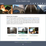 mobi-City: Hybrid website template for mobiles, laptops and desktops