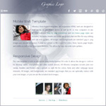 mobi Emily Gray: Hybrid website template for mobiles, laptops and desktops