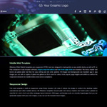 mobi-Midnight: Hybrid website template for mobiles, laptops and desktops