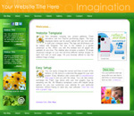 Spring Green: Google AdSense web template