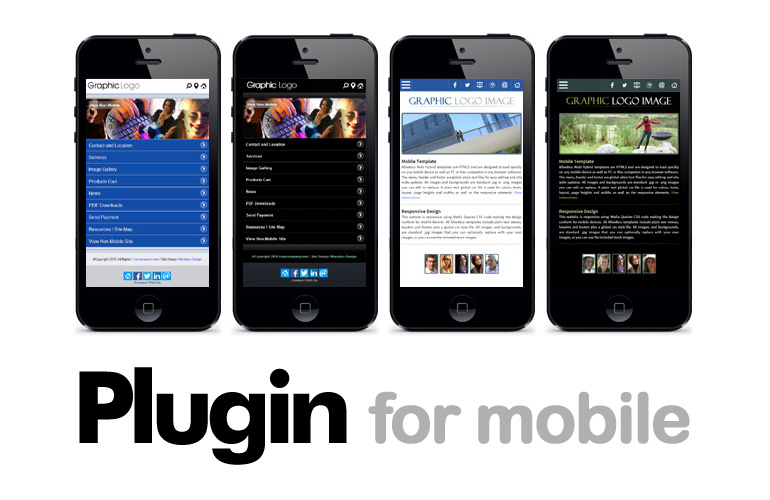 Upgrade For Mobile Using a Web Template Plugin