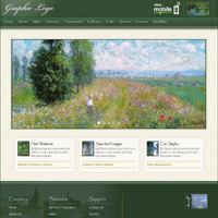 Claude Monet: web template