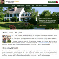 Responsive Green Real Estate Website Template