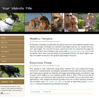 Pets: Food, cooking, restaurant web template