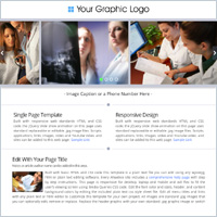 Medlab: One page responsive website template