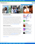 iPro White: iPad optimized web template
