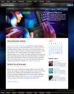iTech: iPad optimized web template