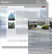 Enterprise: Computer related website template